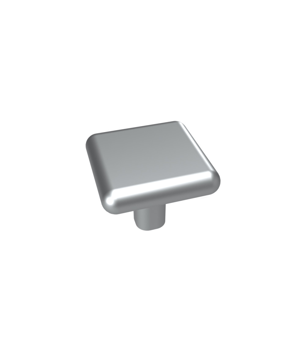 Bouton de meuble chrome satiné NOX poignée design