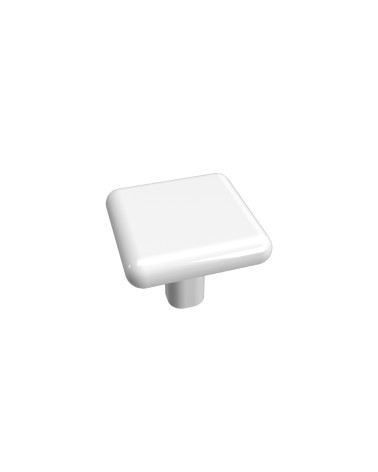 Bouton de meuble blanc NOX poignée design