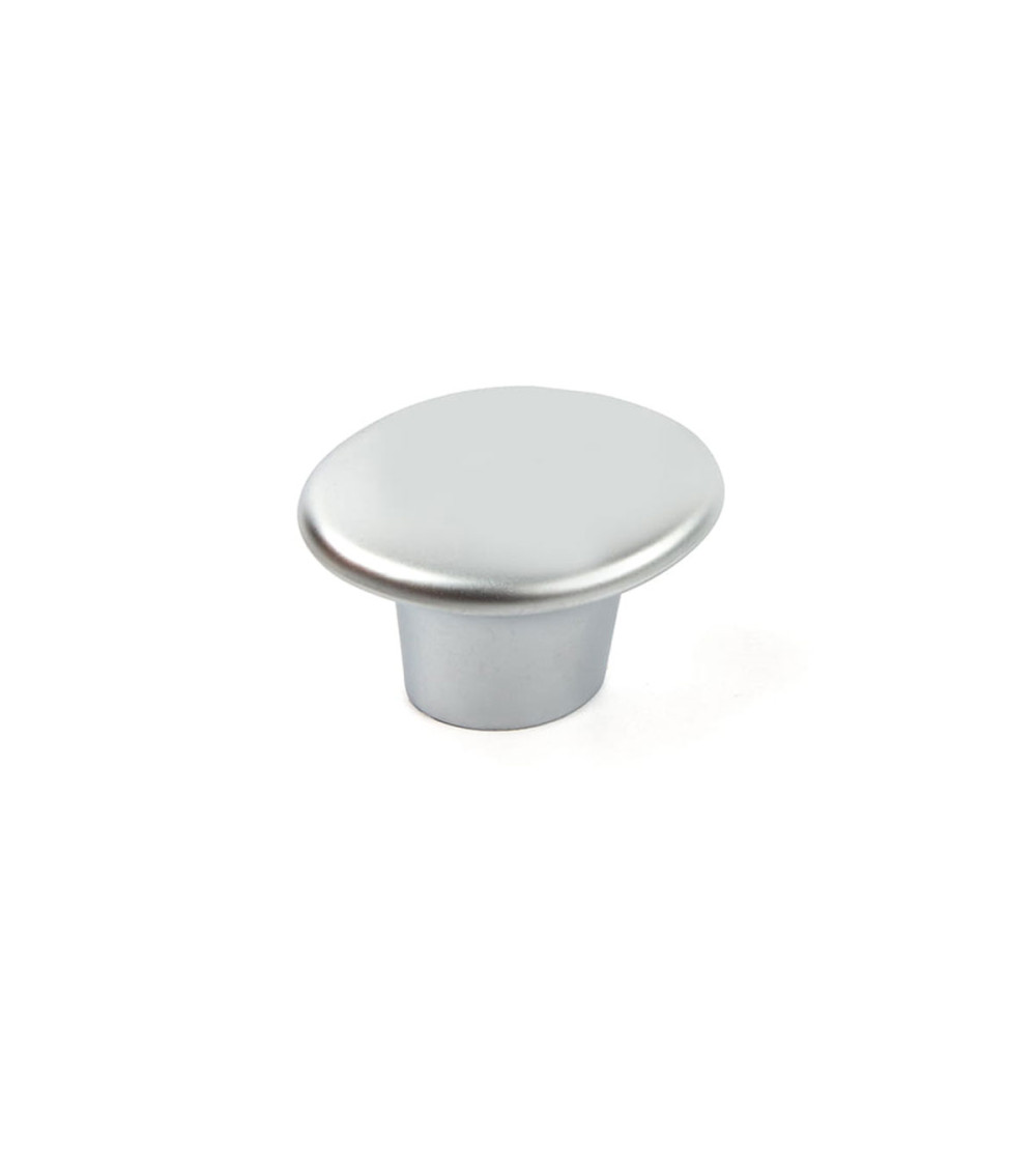 Bouton de meuble chrome satiné MILAN poignée design