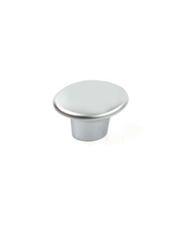 Bouton de meuble chrome satiné MILAN poignée design