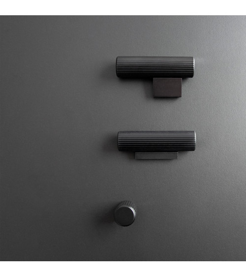 Bouton de meuble noir AVANTI poignée design