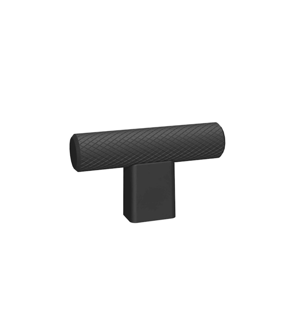 Bouton de meuble noire MONDO en T poignée design