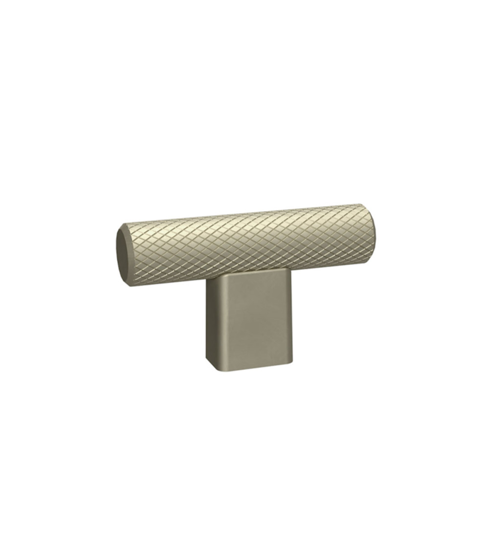 Bouton de meuble couleur acier inoxydable MONDO en T poignée design