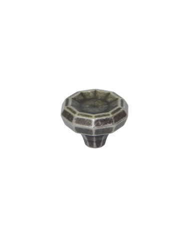 Bouton de meuble vieil argent CAMPANA poignée design