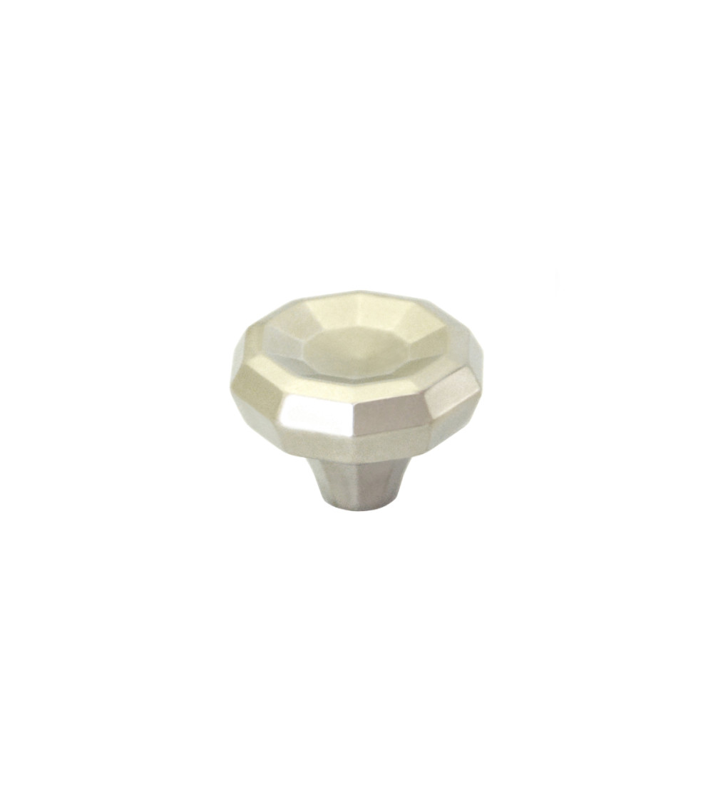 Bouton de meuble nickel satiné CAMPANA poignée design