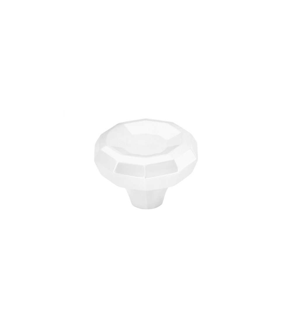 Bouton de meuble blanc CAMPANA poignée design