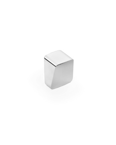 Bouton de meuble chrome poli ALVERO poignée design