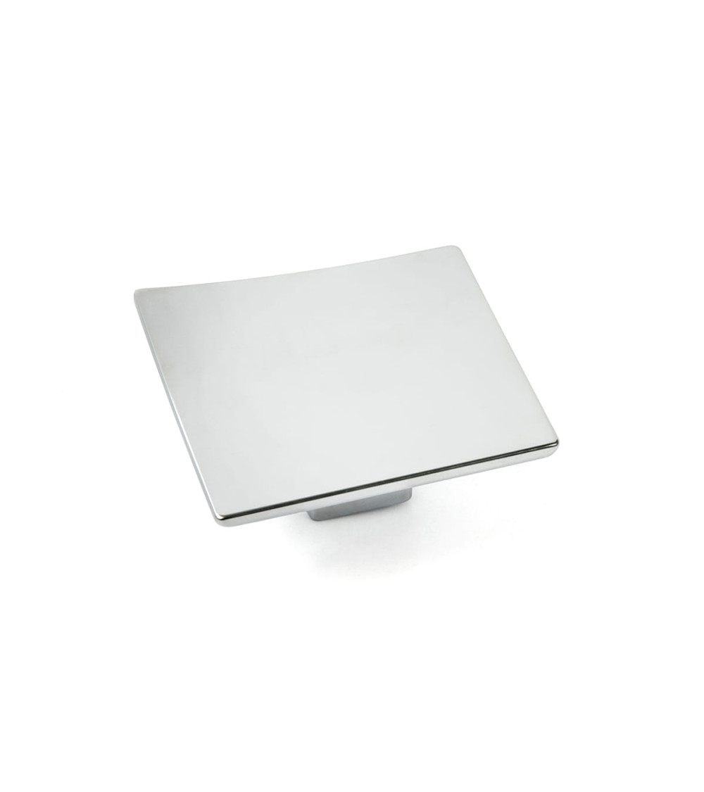 Bouton de meuble chrome poli BLUES poignée design