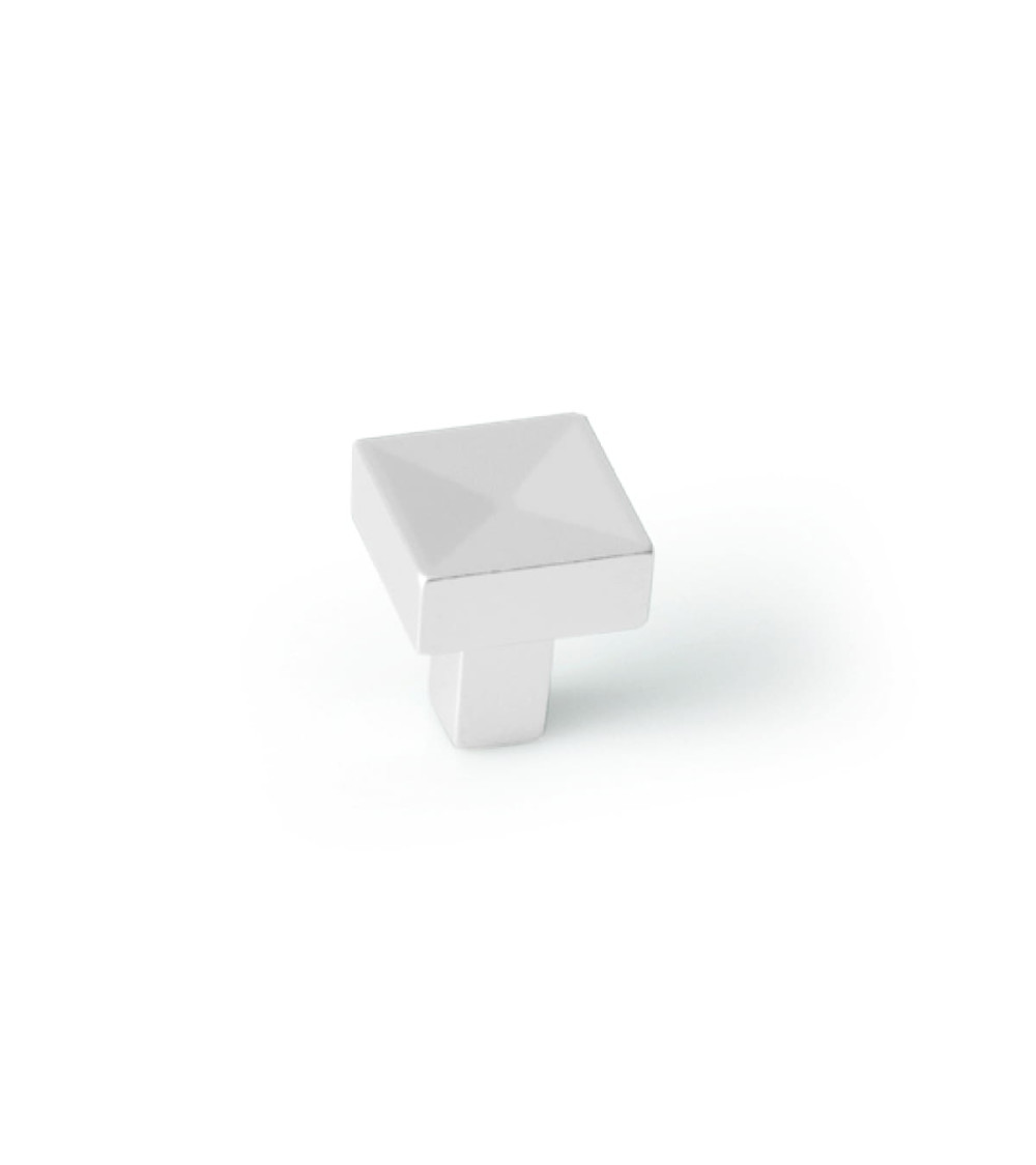 Bouton de meuble chrome satiné REGGAE poignée design