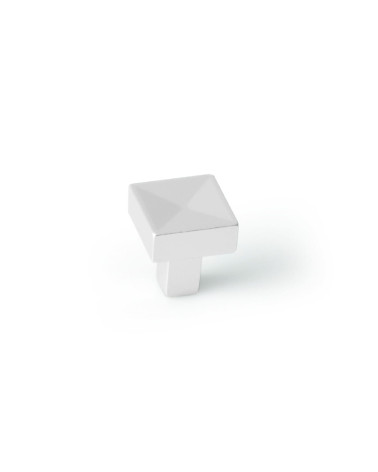 Bouton de meuble chrome satiné REGGAE poignée design