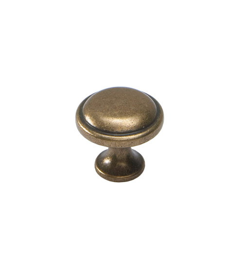 Bouton de meuble patine sur laiton IKAR poignée design