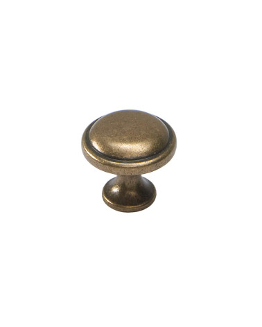 Bouton de meuble patine sur laiton IKAR poignée design