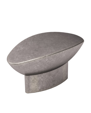 Bouton de meuble vieil argent CARLO poignée design