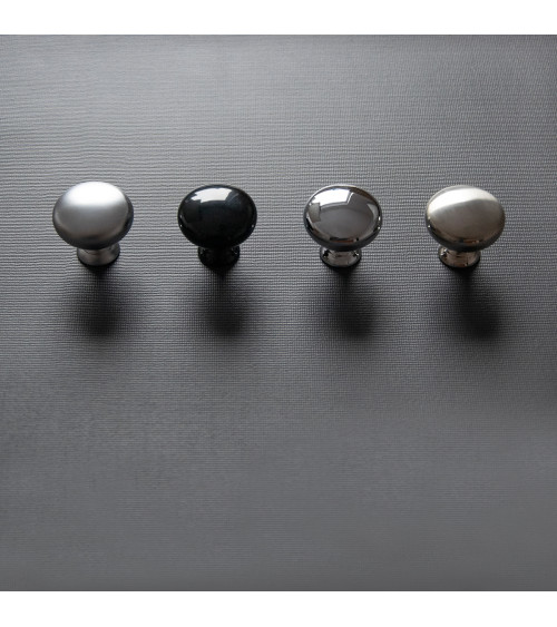 Bouton de meuble chrome satiné TORONTO poignée design