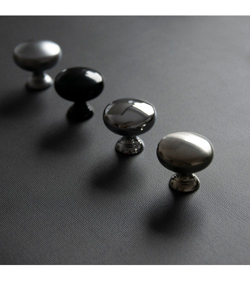 Bouton de meuble chrome satiné TORONTO poignée design