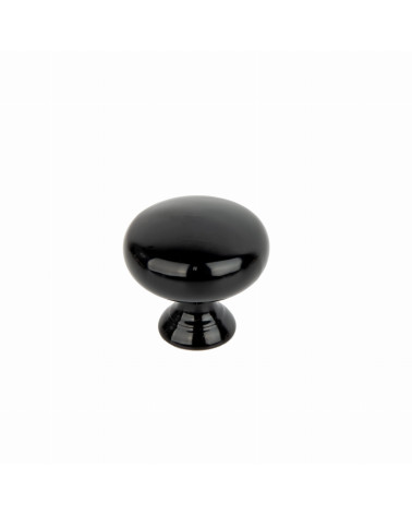 Bouton de meuble noir brillant TORONTO poignée design