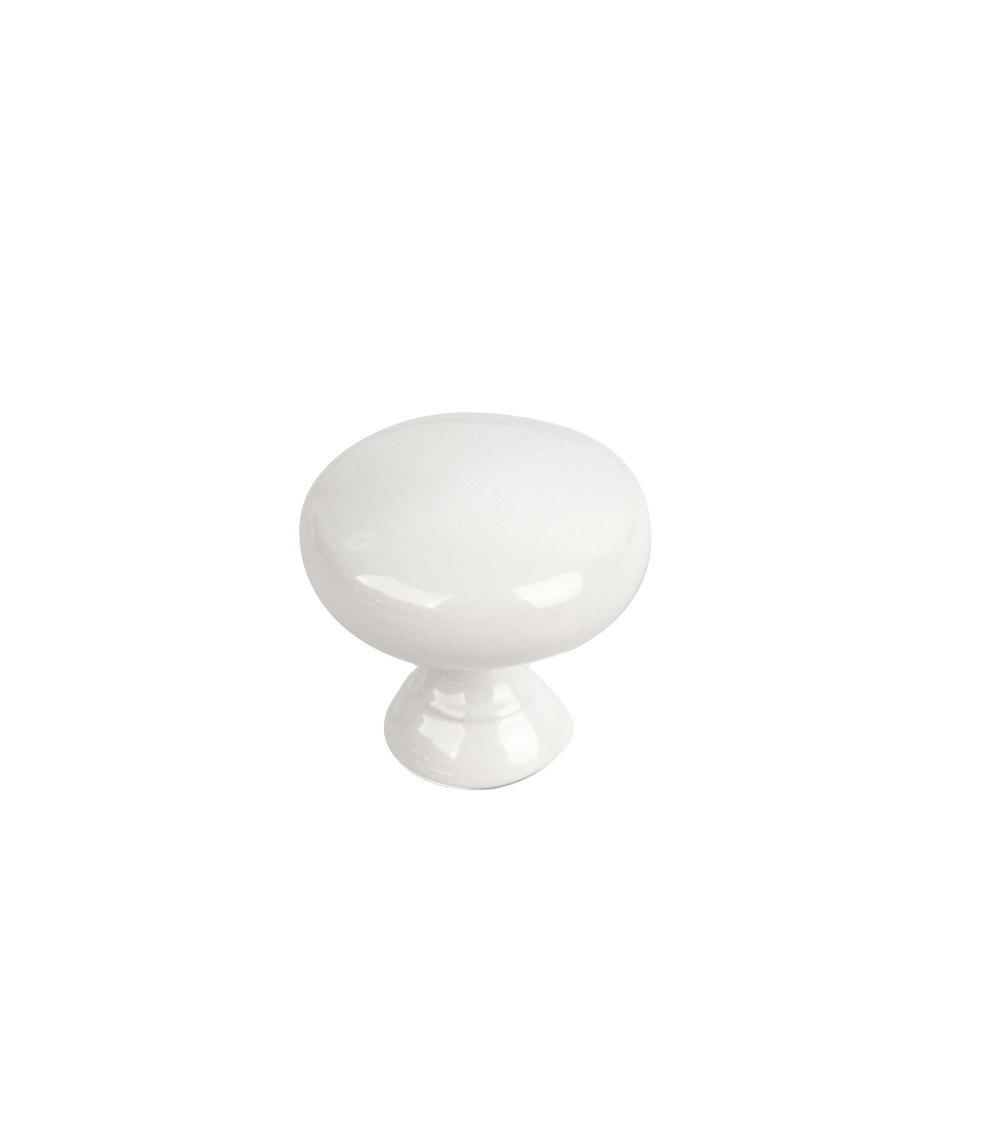 Bouton de meuble blanc TORONTO poignée design