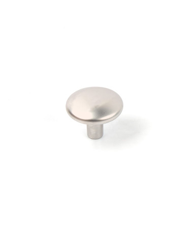 Bouton de meuble nickel satiné VIRGO poignée design