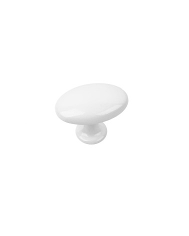 Bouton de meuble blanc NAPOLI poignée design