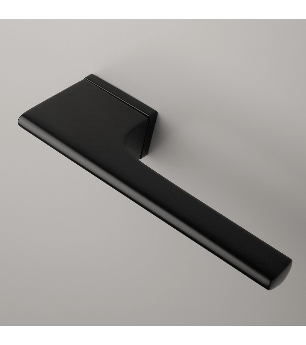futuristic black door handle, ideal for a design architecture