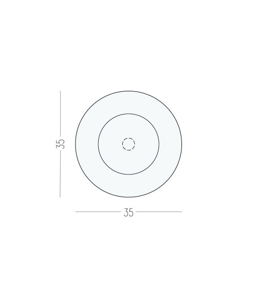 Bouton de meuble en laiton MONA S poignée design