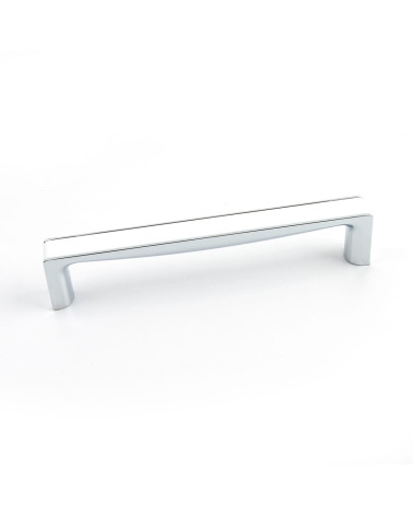 Poignée de meuble blanc brillant/chrome brillant TWIX poignée design