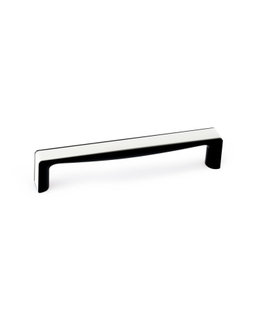 Poignée de meuble blanc brillant/noir brillant TWIX poignée design