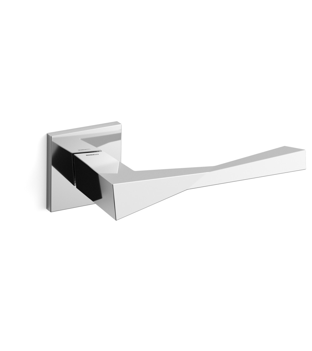 Futuristic handle with minimalist, straight lines