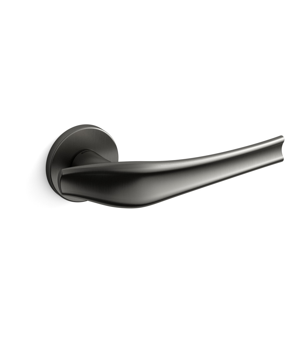 ultra designer door handle in graphite and black finish