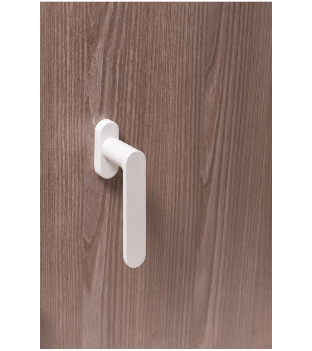 match your white window handles with your white door handles for a uniform style