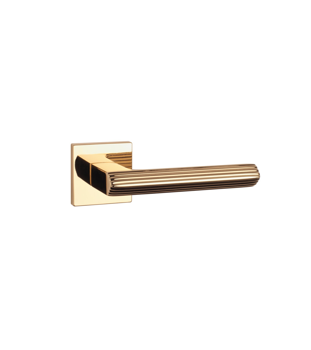design interior door handle in polished gold for a chic, elegant interior worthy of an architect