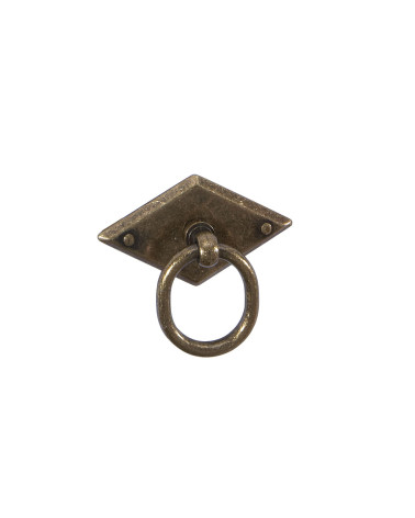 Bouton de meuble patine sur laiton MARS poignée design