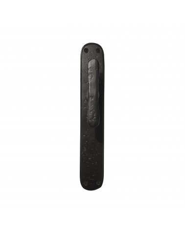 Poignée de porte bronze brut sur plaque longitudinale originale PHTT 40 -  poignée design