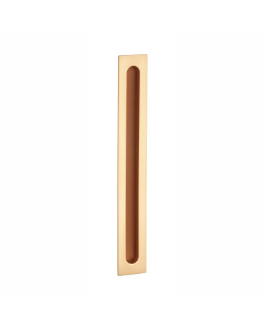 Poignée de porte coulissante or mat / cuir APRILE HD 239 poignée design