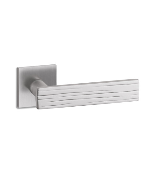 Poignée de porte graphite Ento Wood quincaillerie design