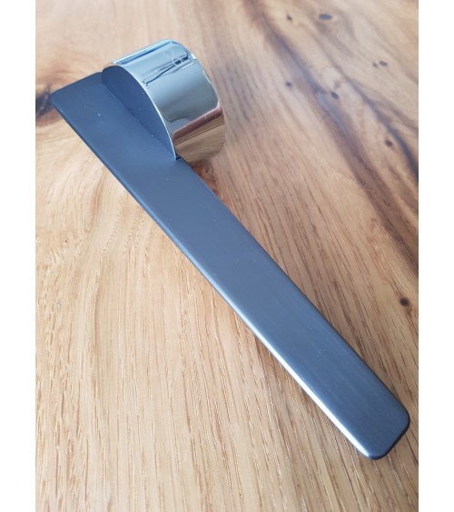 Poignée de porte en zamak JUMELLE poignée design