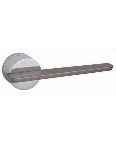 Poignée de porte en zamak JUMELLE poignée design