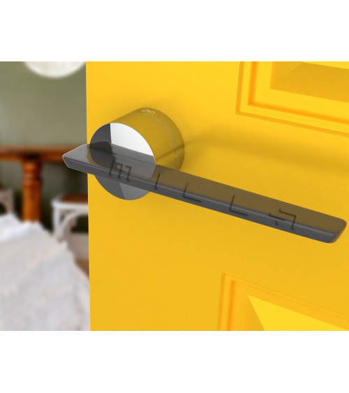Poignée de porte en zamak JUMELLE poignée design