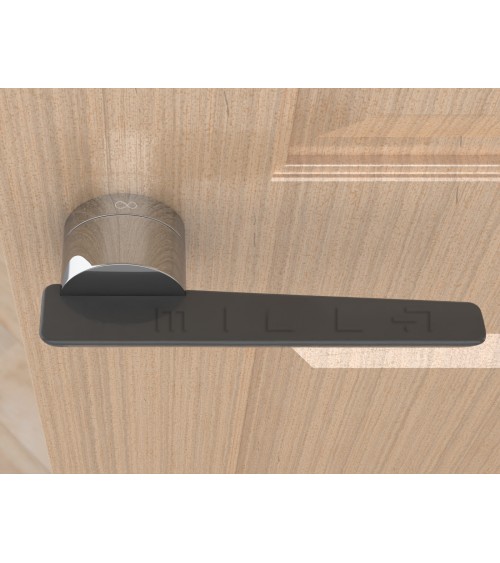 Poignée de porte en zamak JUMELLE poignée design
