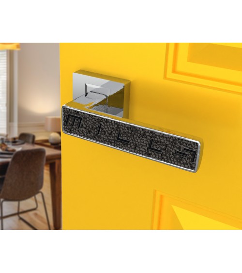 Poignée de porte zamak GLAMOUR quincaillerie design couleur 1