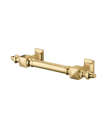 Poignée bâton de maréchal pointe diamant en laiton P651