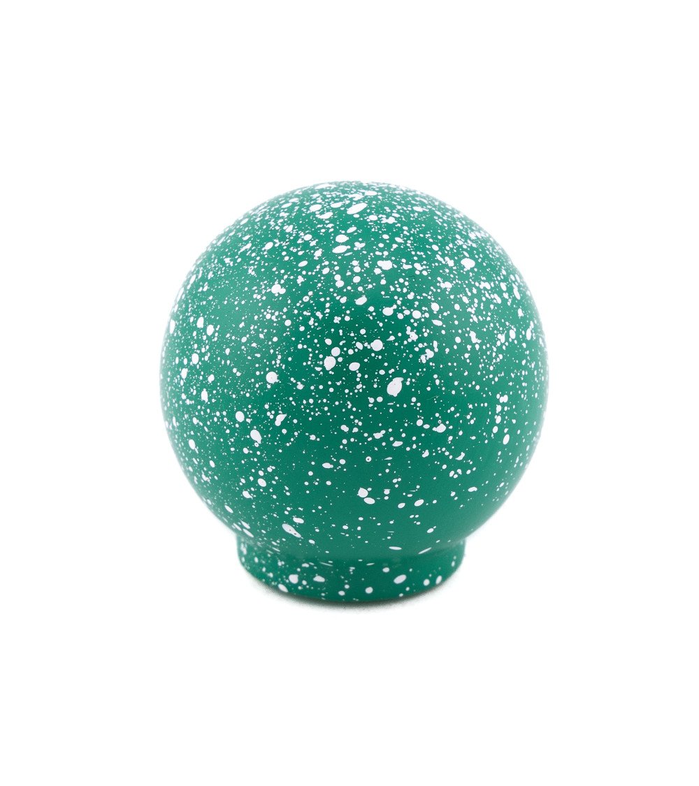 Bouton de meuble en bois de hêtre vert/blanc Mélange poignée design