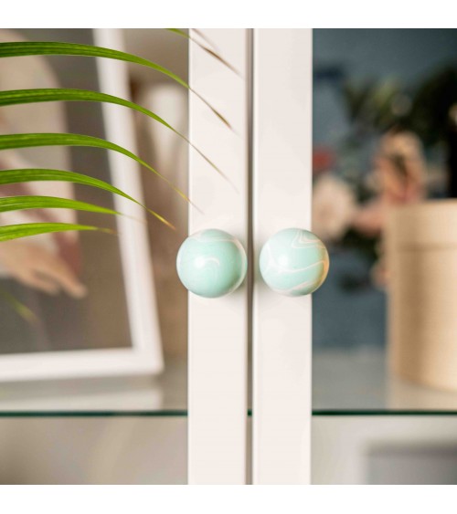 Bouton de meuble en bois de Hêtre Aqua -  poignée design