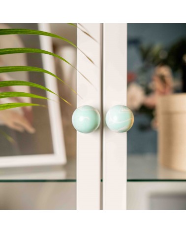 Bouton de meuble en bois de Hêtre Aqua -  poignée design