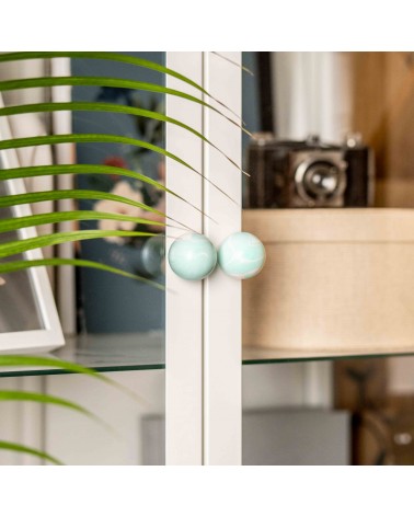 Bouton de meuble en bois de Hêtre Aqua -  poignée design