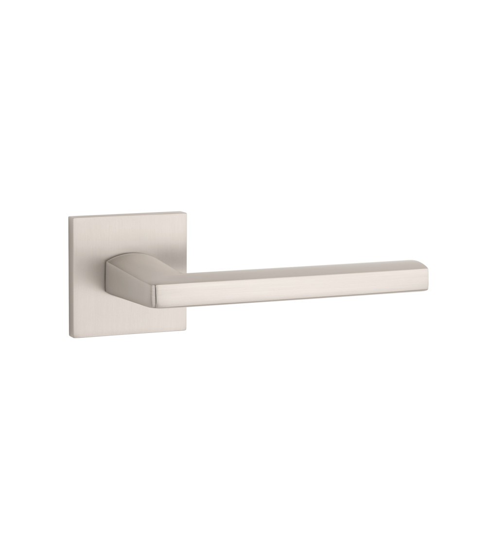 Poignée de porte nickel satiné PYROLA quincaillerie design
