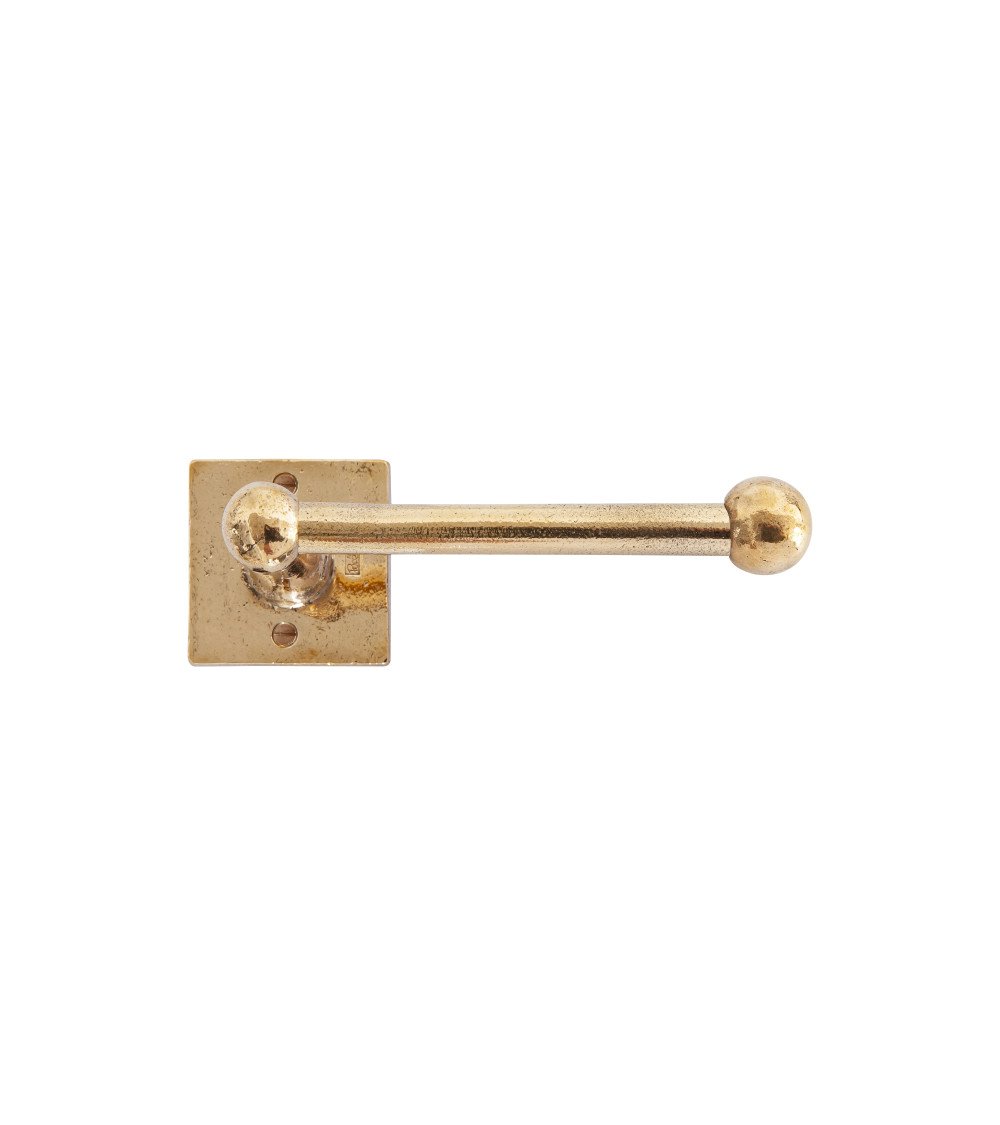 Support papier toilette en finition bronze brut poli