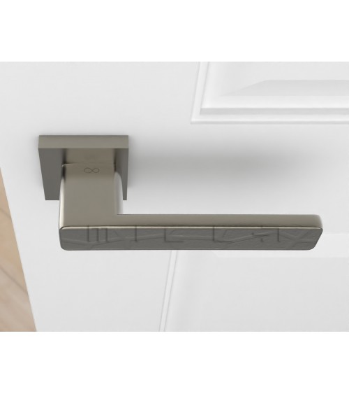 Poignée de porte nickel satiné Volare poignée design