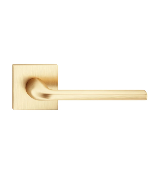 Poignée de porte sur plaque carrée Scandi slim quincaillerie design