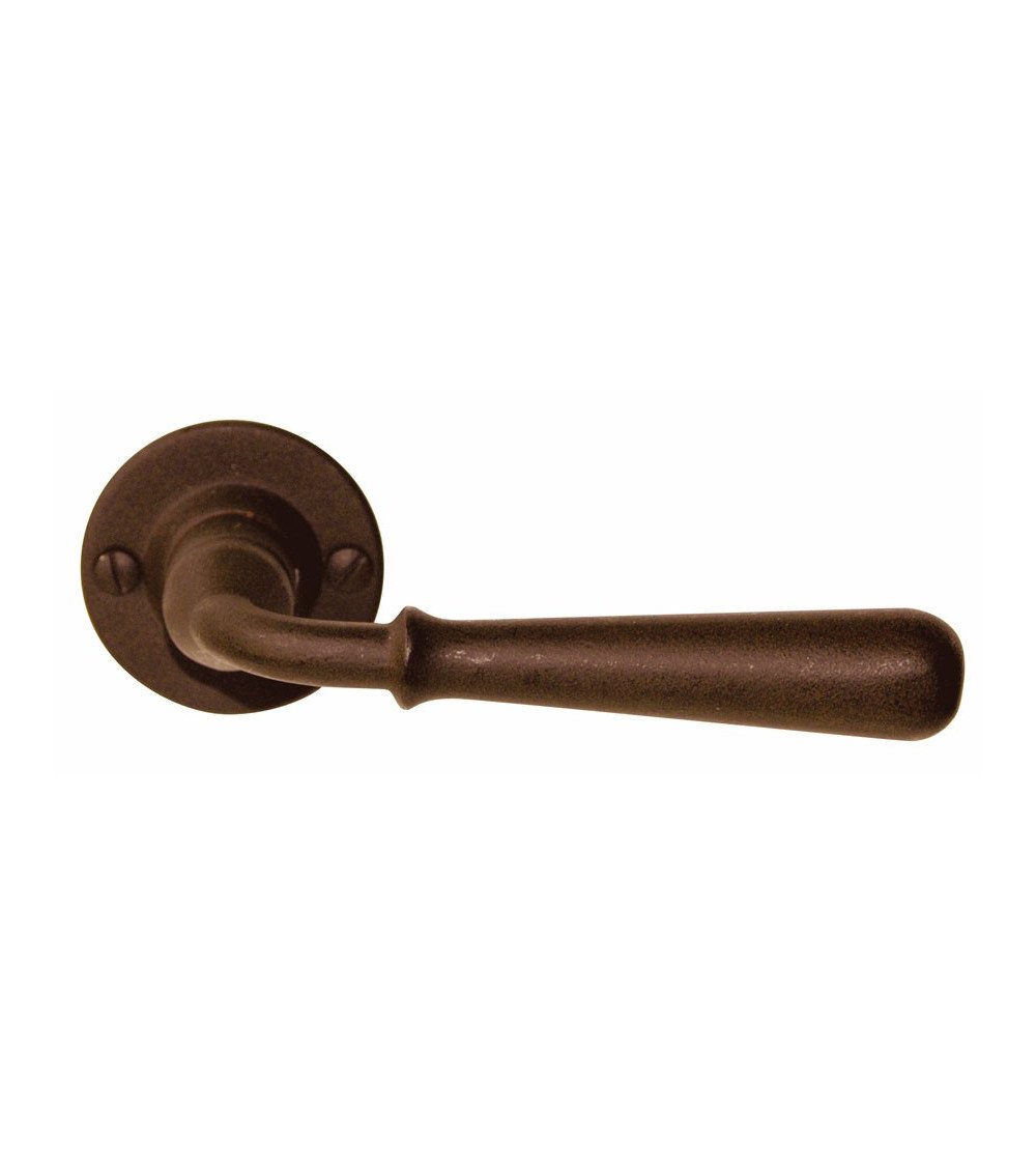 Poignée de porte couleur noire HINON ronde -  poignée design